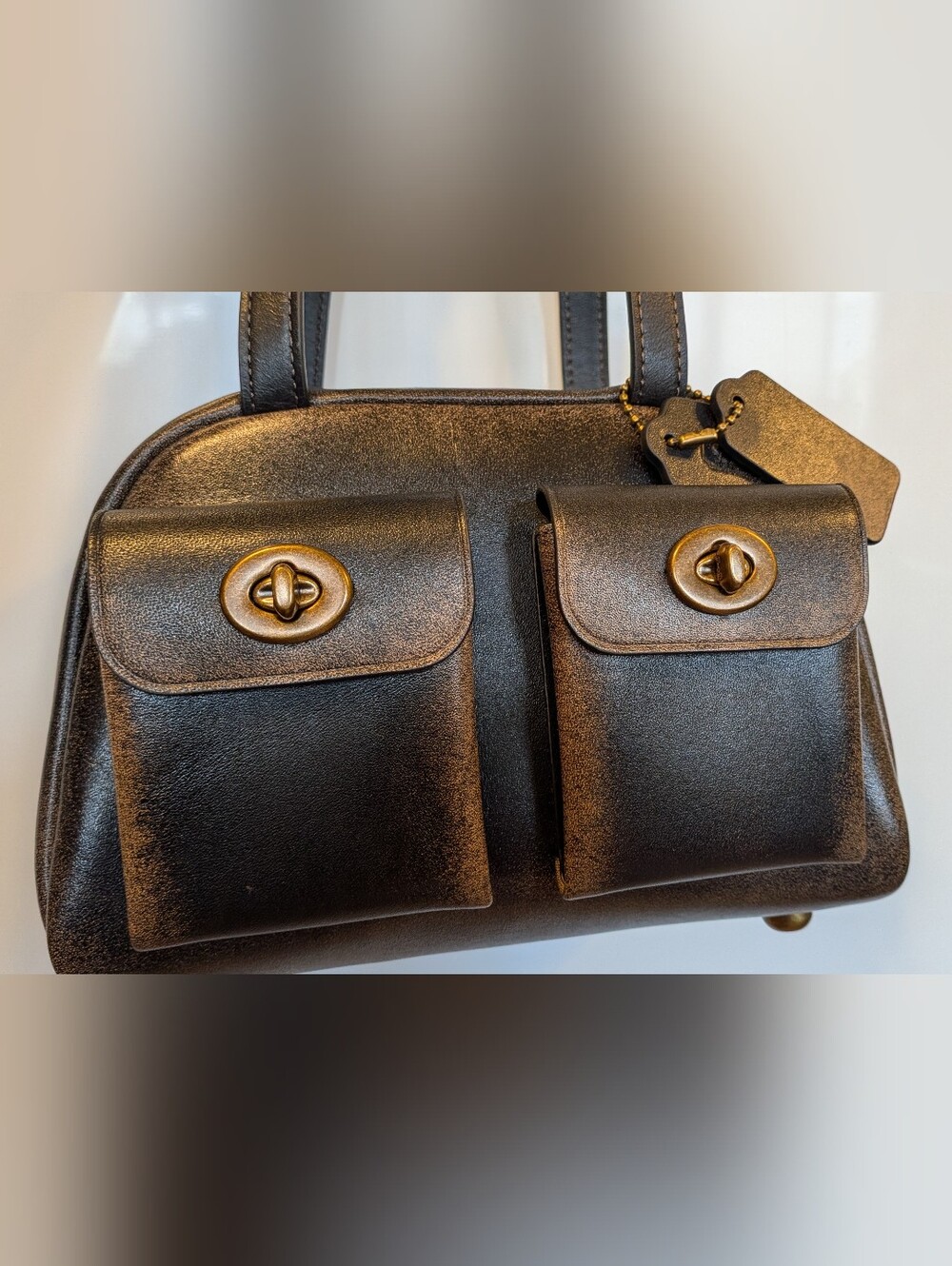 Coach Twinlock 20 Loved Leather Bag - Picture 5 of 15